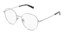 Shop EYE'M Unisex Round Eyeglasses in Silver online.