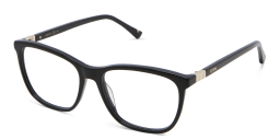 Shop EYE'M Square Eyeglasses in Black online.