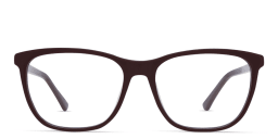 Shop EYE'M Square Eyeglasses in Burgundy online.