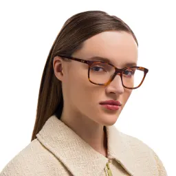 Shop EYE'M Cat Eye Eyeglasses in Havana online.