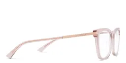 Shop EYE'M Cat Eye Eyeglasses in Nude online.