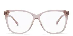 Shop EYE'M Square Eyeglasses in Nude online.