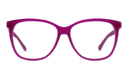 Shop EYE'M Square Eyeglasses in Purple online.
