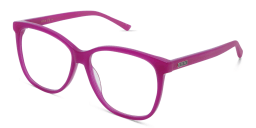 Shop EYE'M Square Eyeglasses in Purple online.