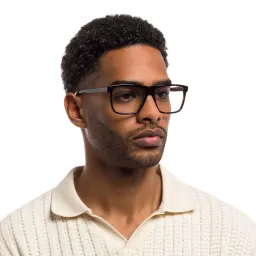 Shop EYE'M Square Eyeglasses in Havana online.