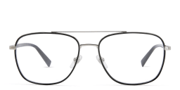 Shop EYE'M Square Eyeglasses in Black online.