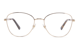 Shop EYE'M Round Eyeglasses in Rose Gold online.