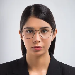 Shop EYE'M Round Eyeglasses in Black online.