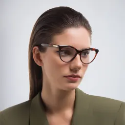 Shop EYE'M Cat Eye Eyeglasses in Havana online.