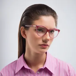 تسوق نظارة طبية بإطار كات آي EYE'M بلون زهري أونلاين.