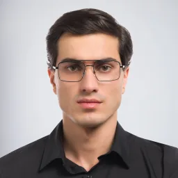 Shop EYE'M Octagon Junior Unisex Aviator Eyeglasses in Gunmetal online.