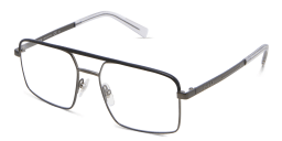 Shop EYE'M Octagon Junior Unisex Aviator Eyeglasses in Gunmetal online.