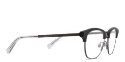 Shop EYE'M Square Eyeglasses in Gunmetal online.