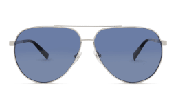 Shop EYE'M Aviator Sunglasses in Silver online.