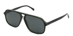 Shop EYE'M Aviator Sunglasses in Black online.