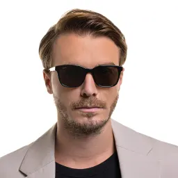 Shop EYE'M Square Sunglasses in Havana online.
