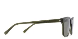 Shop EYE'M Square Sunglasses in Green online.