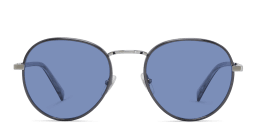 Shop EYE'M Round Sunglasses in Silver online.