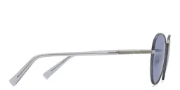 Shop EYE'M Round Sunglasses in Silver online.
