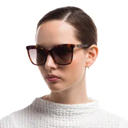 Shop EYE'M Cat Eye Sunglasses in Havana online.