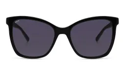 Shop EYE'M Cat Eye Sunglasses in Black online.