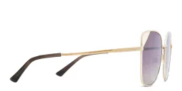 Shop EYE'M Cat Eye Sunglasses in Gold online.