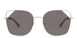 Shop EYE'M Cat Eye Sunglasses in Gold online.
