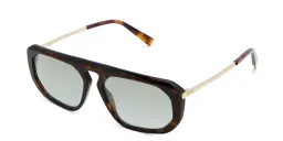 Shop EYE'M Irregular Sunglasses in Havana online.