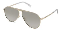 Shop EYE'M Aviator Sunglasses in Gold online.
