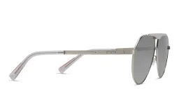 Shop EYE'M Aviator Sunglasses in Silver online.