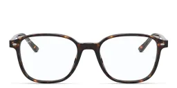 Shop Ray-Ban Leonard Square Eyeglasses in Havana online.