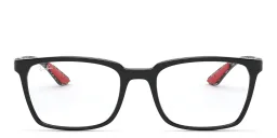 Shop Ray-Ban Rectangle Eyeglasses in Black online.