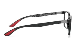 Shop Ray-Ban Rectangle Eyeglasses in Black online.