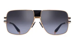 Shop BALMAIN 1914 Unisex Aviator Sunglasses in Gold online.