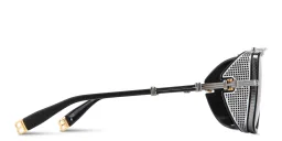 Shop BALMAIN O.R. Unisex Aviator Sunglasses in Silver online.