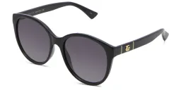 Shop GUCCI Cat Eye Sunglasses in Black online.