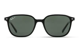 Shop Ray-Ban Leonard Unisex Square Sunglasses in Black online.