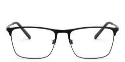 تسوق نظارة طبية مستطيلة جورجو أرماني بلون Matte Black أونلاين.