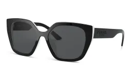 Shop PRADA Cat Eye Sunglasses in Black online.