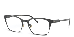 Shop Dolce & Gabbana Rectangle Eyeglasses in Black online.