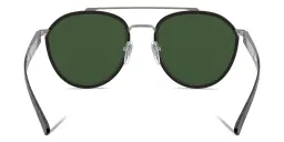 Shop BVLGARI Round Sunglasses in Grey online.