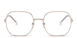 تسوق نظارة طبية مربعة برادا بلون Rose Gold أونلاين.