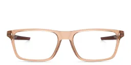 Shop Oakley Port Bow Rectangle Eyeglasses in Beige online.