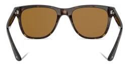 Shop GIORGIO ARMANI Square Sunglasses in Havana online.
