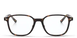 Shop Ray-Ban Leonard Optics Unisex Square Eyeglasses in Havana online.