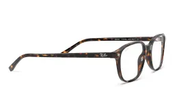 Shop Ray-Ban Leonard Optics Unisex Square Eyeglasses in Havana online.