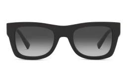 Shop VALENTINO Square Sunglasses in Black online.