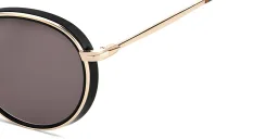 Shop DAVID BECKHAM Panthos Sunglasses in Black Gold online.