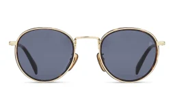 Shop DAVID BECKHAM Panthos Sunglasses in Havana Gold online.