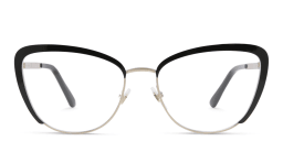 Shop EYE'M Wide Cat Eye Eyeglasses in Black online.